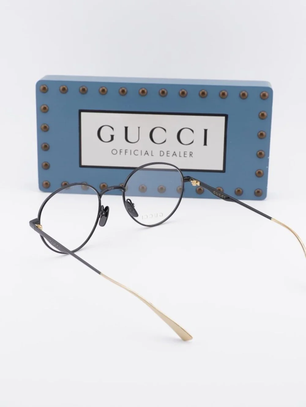 Gucci GG0337O 002 Round Eyeglasses – Black 51mm